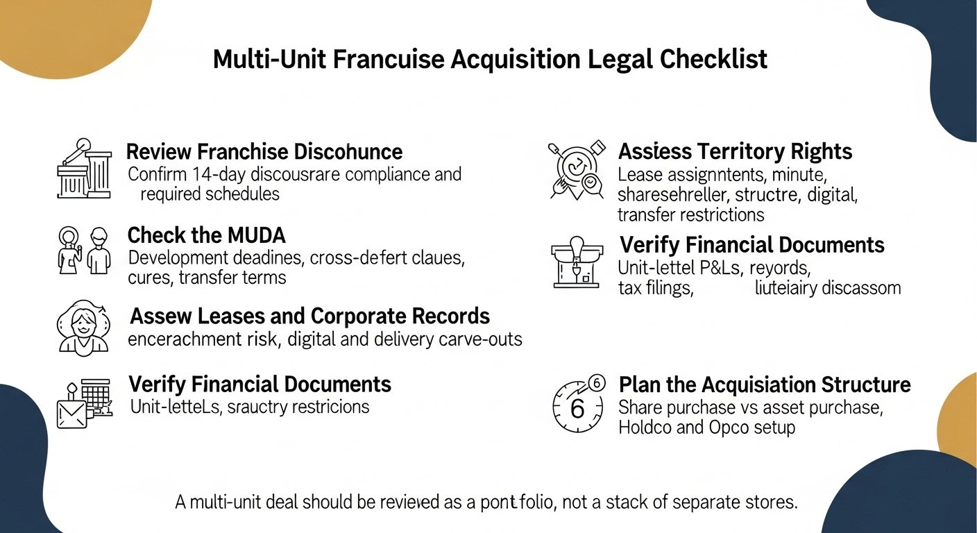 Legal Due Diligence for Multi-Unit Franchise Acquisitions