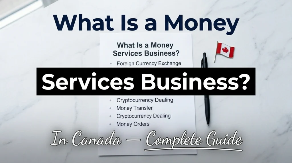 What Is a Money Services Business in Canada