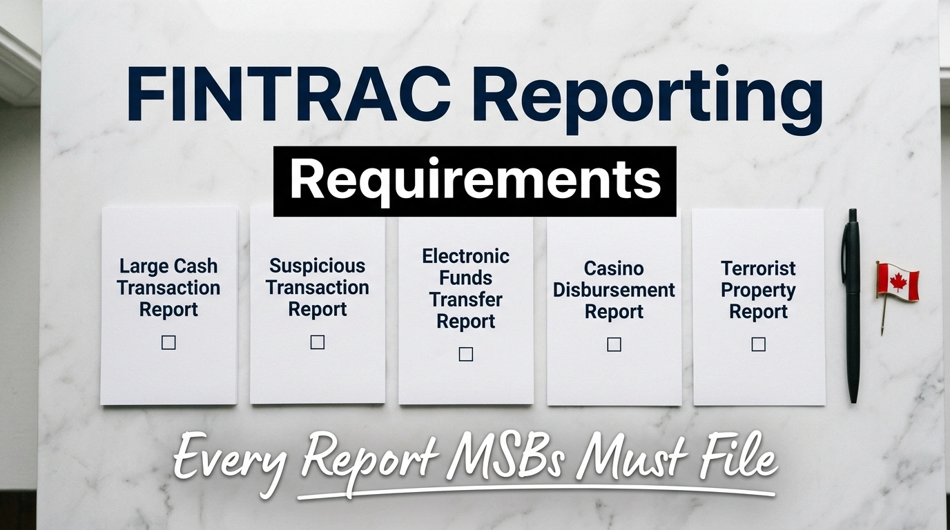 FINTRAC Reporting Requirements: Every Report MSBs Must File