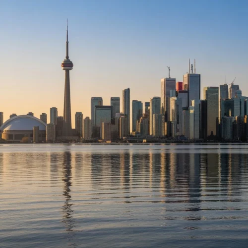 Toronto skyline reflecting corporate tax landscape, Canada 2025